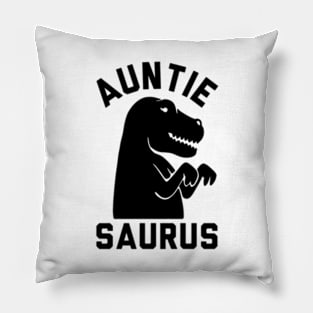 Auntie saurus dinosaur dinos dinosaur lover cute dinosaurs t shirt Pillow