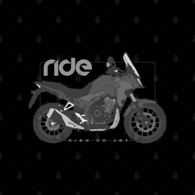 Ride cb500x black bw by NighOnJoy