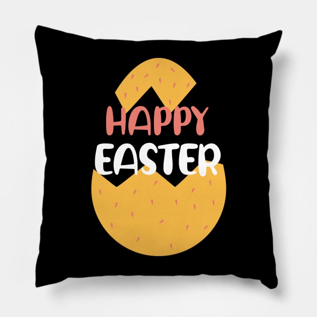 Happy Easter Day 2023 Pillow by Fun Planet