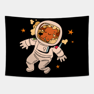 Stoned Astronaut Dog By BestPlanetBuyers Tapestry