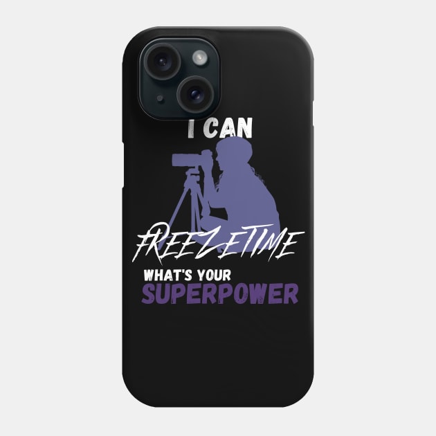 I Can Freeze Time Phone Case by maxdax