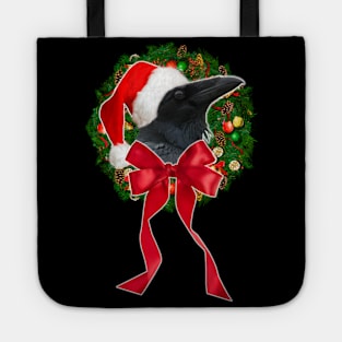 CHRISTMAS WREATH RAVEN!:) Tote