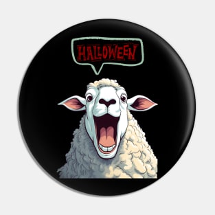 Halloween Sheep Pin