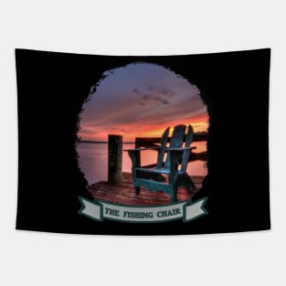 Watching a Sunset from the Fishing Chair Tapestry