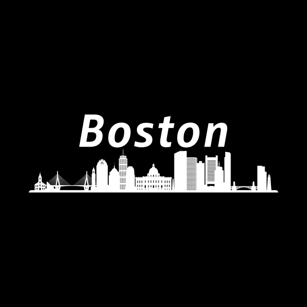 Boston Skyline by Fantastic Store