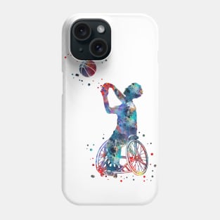 Wheelchair basketball Phone Case