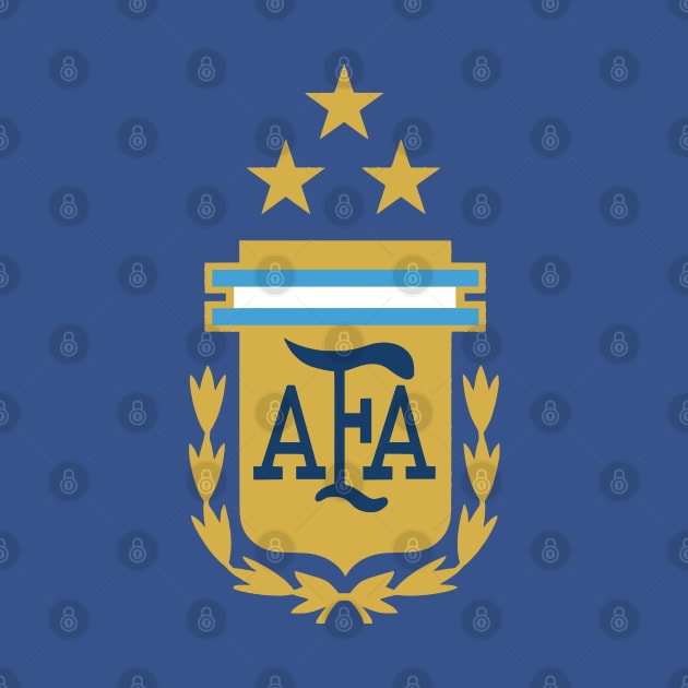 Argentina Football Team With Three Stars by NAYAZstore