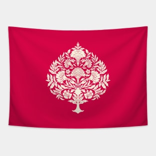 indian traditional tree pattern Tapestry