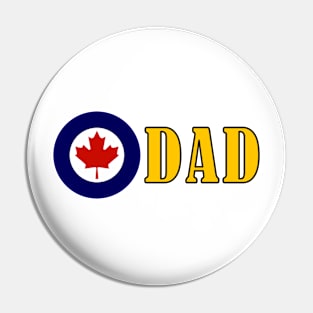 Bold design for anyone whose Mum or Dad serves in the Canadian Armed Forces Pin