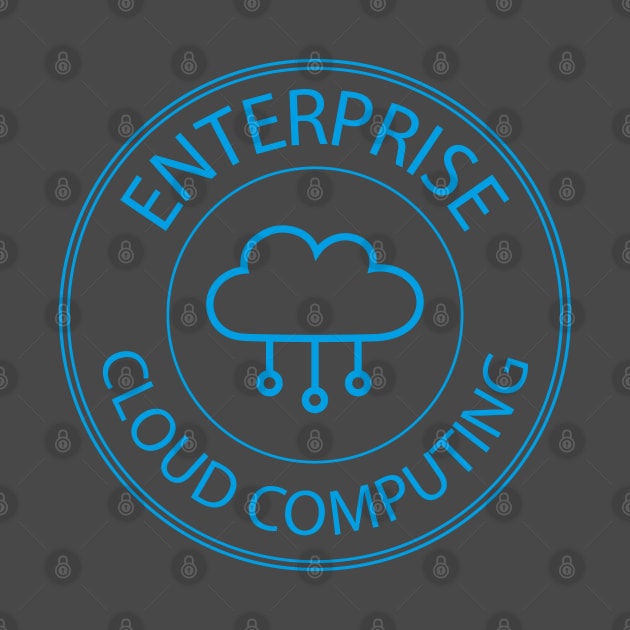 Enterprise Cloud Computing Blue Outline by Incognito Design