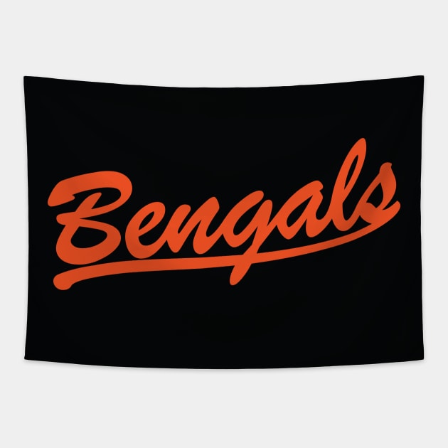 Bengals Cincy Tapestry by Nagorniak