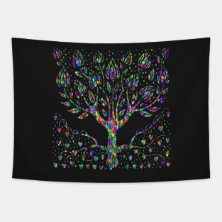 Multi-coloured Tree Tapestry