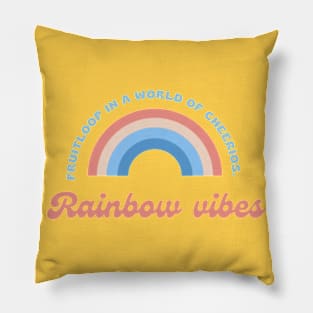 Rainbow vibes Pillow