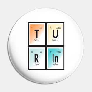 Turin City Table of Elements Pin