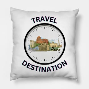 Travel to Rome Pillow