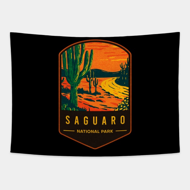 Saguaro National Park Tapestry by JordanHolmes