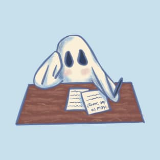 Ghostie Studying For Finals T-Shirt