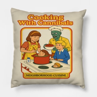 Cooking With Cannibals – Neighborhood Cuisine Pillow