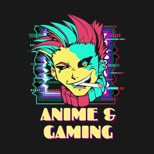 Cool anime gaming cosplay motif T-Shirt