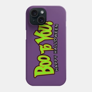 Boo To You! Happy Halloween WDW Magic Kingdom Not So Scary Design by Kelly Design Company Phone Case