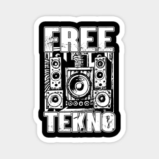 Free Tekkno Soundsystem Magnet