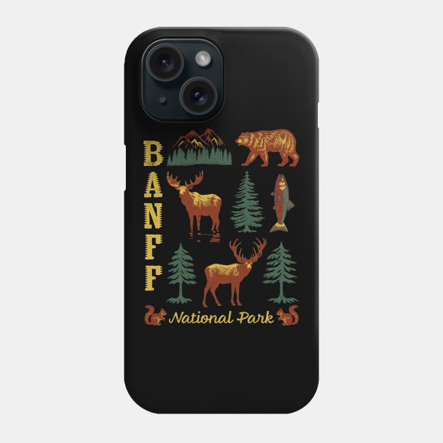 Banff National Park Canada Canadian Rocky Mountains Souvenir Phone Case by Pine Hill Goods