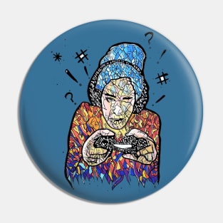 Lady Gamer Pin