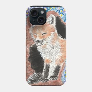 Cute fox art Phone Case