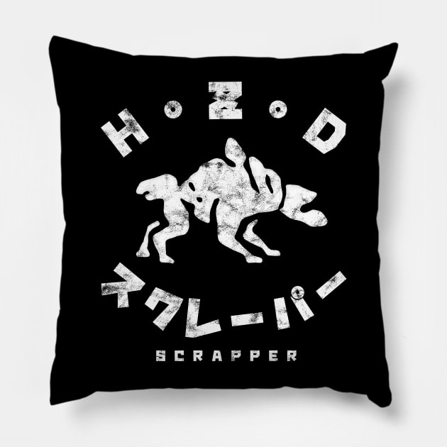 Horizon Zero Dawn Scrapper Kanji Pillow by StebopDesigns