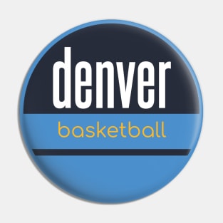 denver nuggets basketball Pin