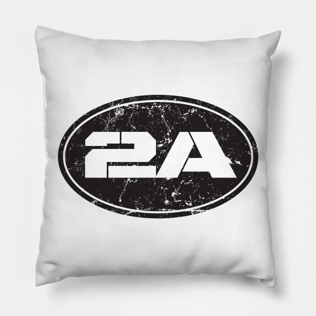 2A 2nd Amendment Pillow by MikesTeez