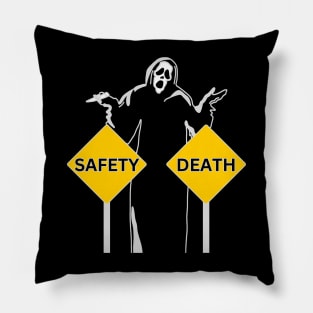 Scary Movie Scream Ghost Face Funny Halloween Movie Pillow