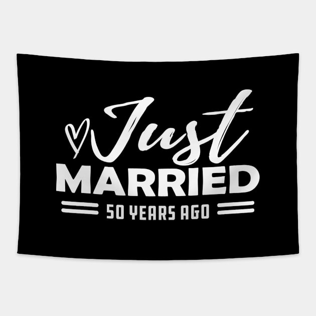 50th Wedding Anniversary - 50 years anniversary Tapestry by KC Happy Shop