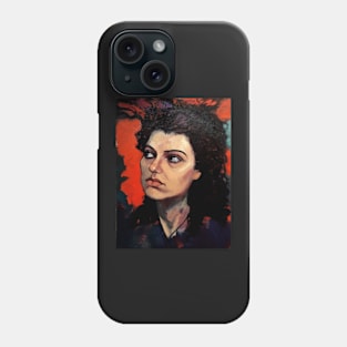 Portrait of Natalie ~ oil painting Phone Case