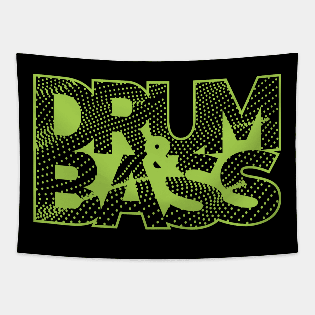 Drum and Bass Tapestry by FAKE NEWZ DESIGNS