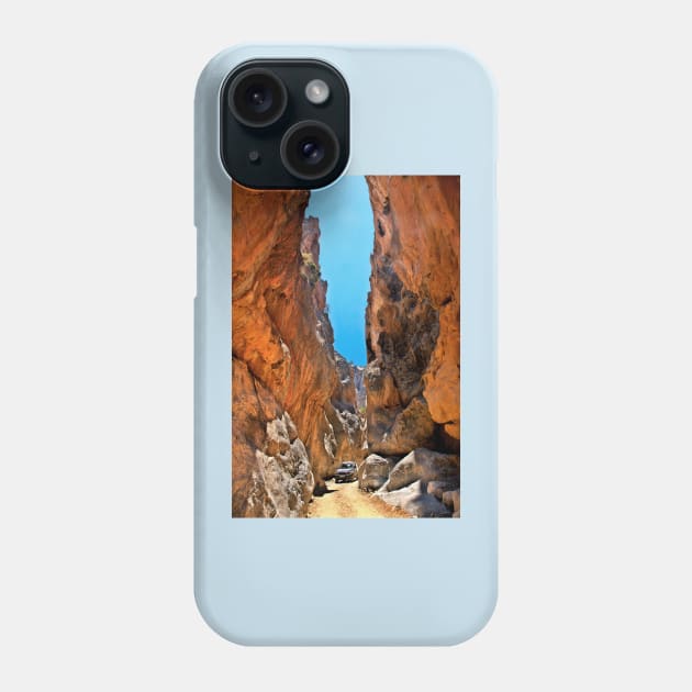 Between a rock and a hard place Phone Case by Cretense72