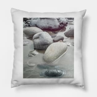 Stones on the beach Pillow