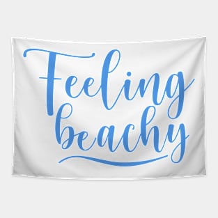 Feeling Beachy. Fun Summer Beach Lover Design. Tapestry