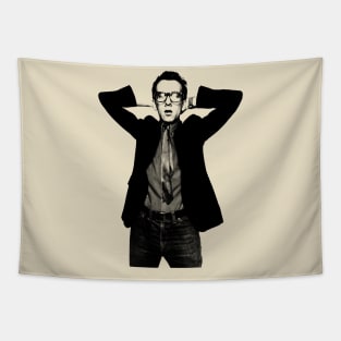 Elvis Costello - Vintage 90's Artwork Tapestry