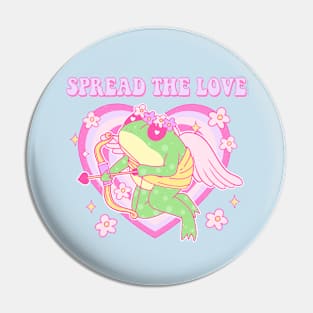 Frog In Love Cupid Frog Spread The Love Couples Love Pin