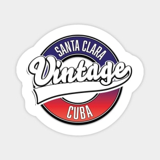 Santa Clara cuba vintage logo Magnet