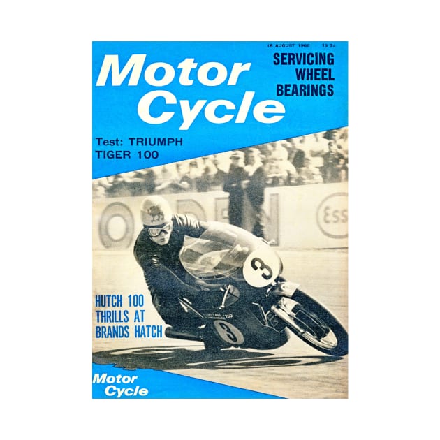 Vintage Motorcycle Magazine cover by Random Railways