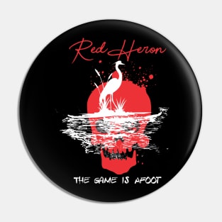 Red Heron Pin