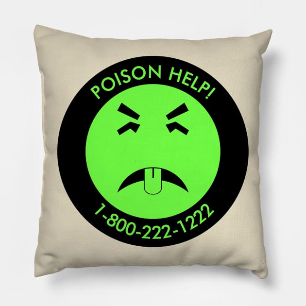 Mr Yuk Solution poison Pillow by cindo.cindoan