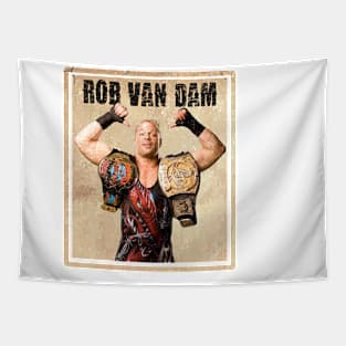 Art Drawing rob van dam Tapestry