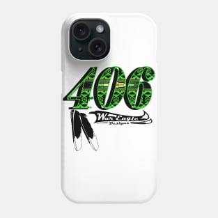 406 (Black) Phone Case