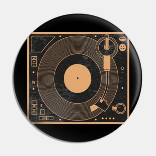 45 Record Adapter (Distressed) Pin