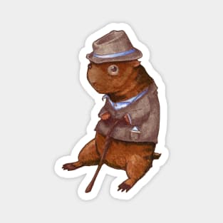 Cornwallace, Gentleman Wombat Magnet