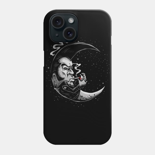 Rockabilly to the Moon Phone Case by RofX Project