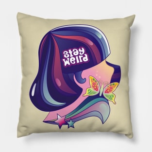 Stay Weird Pillow